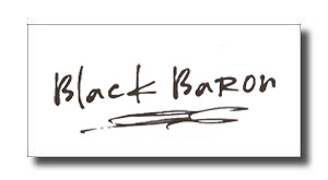 image - SHOP NEWS | ムラサキスポーツオンラインストア 通販 Handwritten logo reading 'Black Baron' with a decorative underline underneath the text.