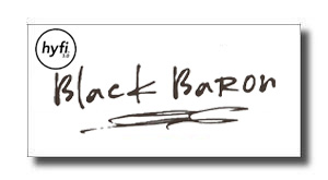 image - SHOP NEWS | ムラサキスポーツオンラインストア 通販 Black Baron logo with handwritten script and a small hyfi badge in the top left.
