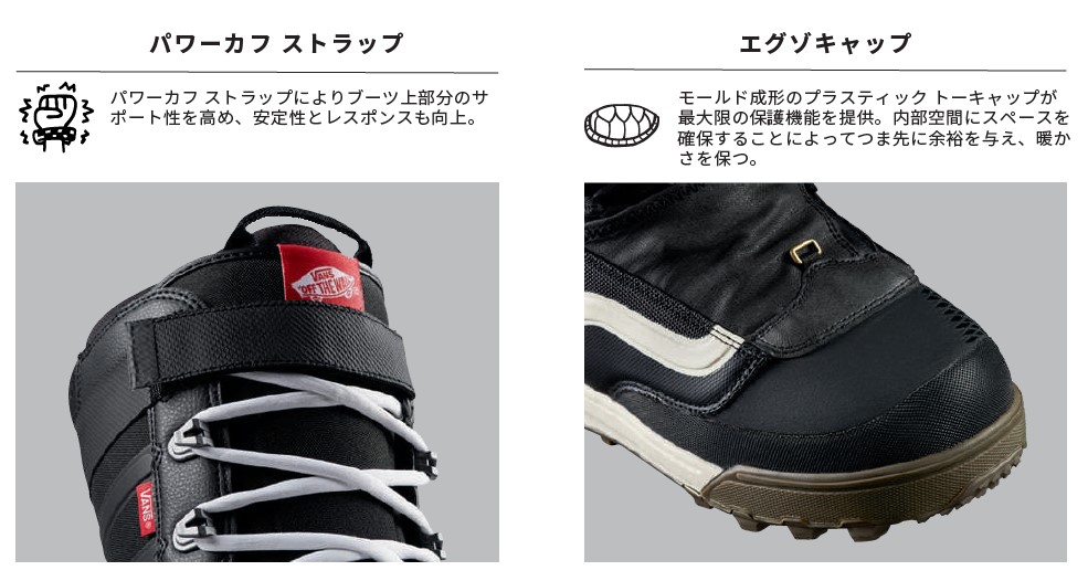 スクリーンショット 2026-08-13 160928 - SHOP NEWS | ムラサキスポーツオンラインストア 通販 Boot with a wide strap across the ankle for added support (Power Strap feature). Typical close-up of laces and heel area on a black boot.