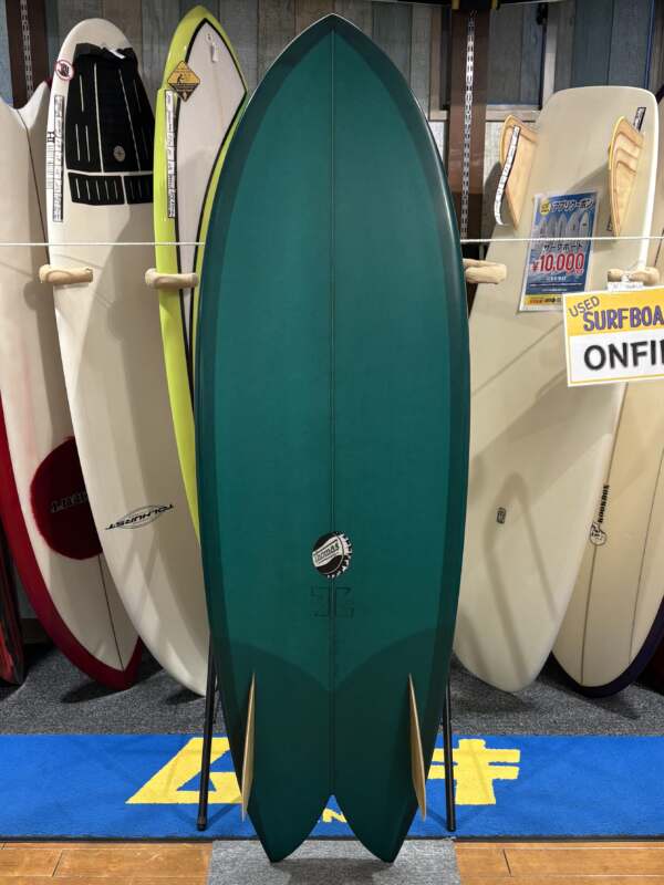 TMS サーフボード　フィッシュ　オンフィン5.6 9/13迄 アプリ会員1万円OFF！【THOMAS SURFBOARD】FISH 5'6 | ムラサキ